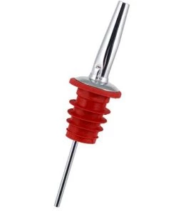 Cheap 🤩 Bars Tapered Prism™ Liquor Pourers - Color Options 🎁 -Cheap Bars Store p cml red 800x