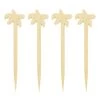 Brand new 🛒 Bars BarConic® Wooden Palm Tree Cocktail Picks - 100 Pack 😍