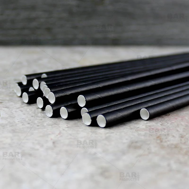 Cheapest 🧨 Bars BarConic® Biodegradable Black Paper Straws - 7 3/4" - 100 Pack 🔥 4 Cheapest 🧨 Bars BarConic® Biodegradable Black Paper Straws - 7 3/4" - 100 Pack 🔥 - Image 4