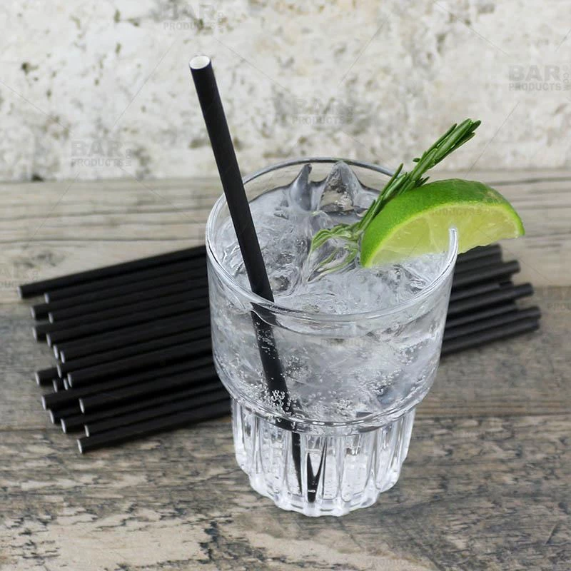 Cheapest 🧨 Bars BarConic® Biodegradable Black Paper Straws - 7 3/4" - 100 Pack 🔥 2 Cheapest 🧨 Bars BarConic® Biodegradable Black Paper Straws - 7 3/4" - 100 Pack 🔥 - Image 2