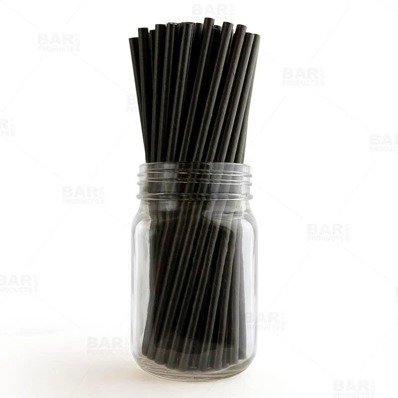 Cheapest 🧨 Bars BarConic® Biodegradable Black Paper Straws - 7 3/4" - 100 Pack 🔥 1 Cheapest 🧨 Bars BarConic® Biodegradable Black Paper Straws - 7 3/4" - 100 Pack 🔥