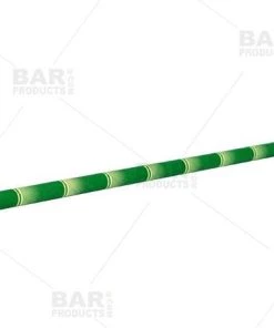 Best Pirce ✨ Bars BarConic® Bamboo Paper Straws - 100 Pack 💯 -Cheap Bars Store paper straws green bamboo bp3 800x