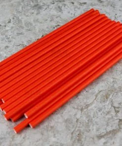 Best Pirce 🛒 Bars BarConic® Biodegradable Orange Paper Straws - 7 3/4" - 100 Pack 👏 -Cheap Bars Store paper straws orange bpc 4 800x