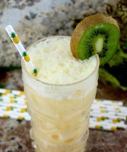 Flash Sale ✔️ Bars BarConic® Biodegradable Pineapple Pattern Paper Straws - 7 3/4" - 100 Pack 💯 -Cheap Bars Store paper straws pineapple bpc 5 800x