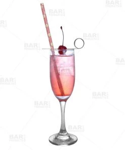 Budget 🔥 Bars BarConic® Daisy Paper Straws - 100 Pack 🌟 -Cheap Bars Store paper straws pink daisy bpc 800 800x