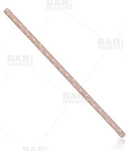 Discount 🔔 Bars BarConic® Pink Dot Paper Straws - 100 Pack 🛒 -Cheap Bars Store paper straws pink white polka bpc2 800x