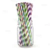 Brand new 👍 Bars BarConic® Assorted Colors Paper Straws (Pack Of 100) 🧨