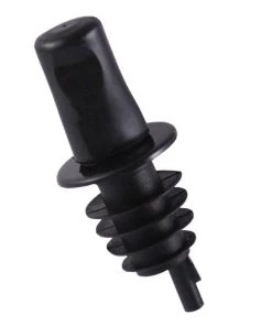 Promo 😍 Bars Plastic W/ Dust Cap Liquor Pourers - Packs Of 12 - Color Options 😍 -Cheap Bars Store plastic pourers w dust cap black 800x