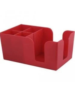 Outlet 👍 Bars Bar Caddies - 5 Compartment 😀 -Cheap Bars Store red bar caddy 1 1 800x