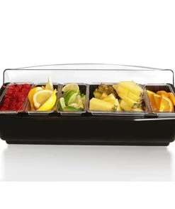 Top 10 🌟 Bars Roll Top Condiment Holder W/ Four 1 Quart Inserts & One 2 Quart ✔️