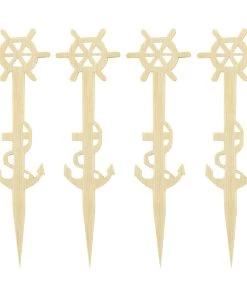 Best Sale 😉 Bars BarConic® Wooden Sailor Cocktail Picks - 100 Pack 🌟