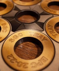 Cheapest ✨ Bars 6-Shooter Wood Shot Glass Serving Tray And Bottle Topper - "Revolver Cylinder" 😀 10 Cheapest ✨ Bars 6-Shooter Wood Shot Glass Serving Tray And Bottle Topper - "Revolver Cylinder" 😀 -Cheap Bars Store shot glass caddy revolver cylinder wood drink tray detail close 800x