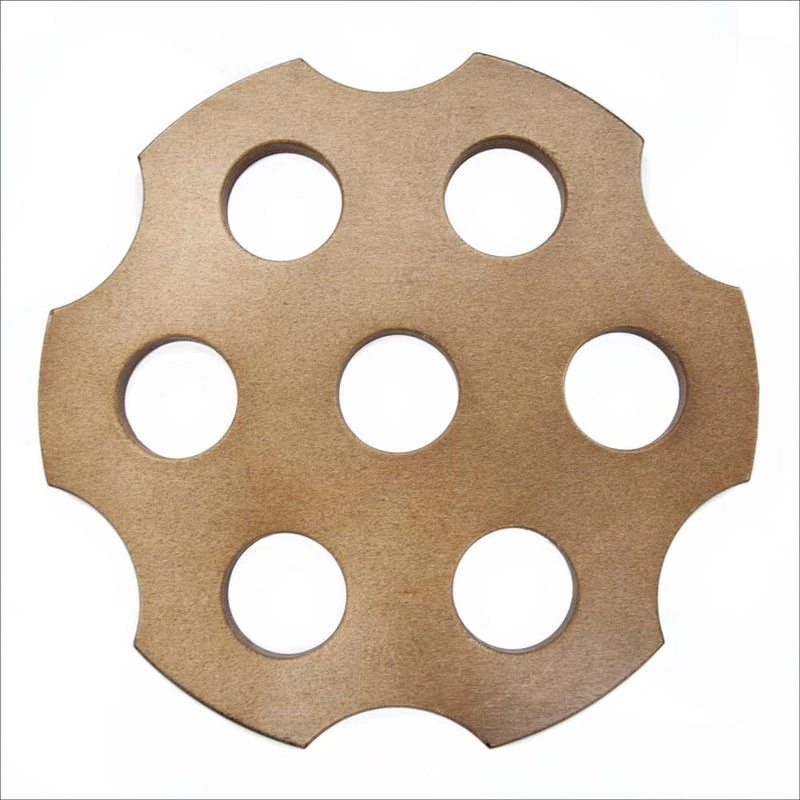 Hot Sale ๐ Bars 6-Shooter Wood Shot Glass Serving Tray And Bottle Topper - Black Or Stained โจ 10 Hot Sale ๐ Bars 6-Shooter Wood Shot Glass Serving Tray And Bottle Topper - Black Or Stained โจ - Image 10