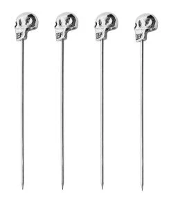 Budget 🎉 Bars BarConic® Skull Cocktail Picks - 4 Pack 🧨 -Cheap Bars Store skull cocktail picks bpc 1 800x