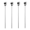 Budget 🎉 Bars BarConic® Skull Cocktail Picks - 4 Pack 🧨