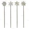 Best deal 🌟 Bars Silver Plated Snowflake Cocktail Stirrers - 4 Pack 😍