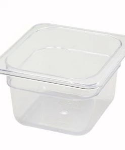Best deal 💯 Bars 1/6 Size Clear Polycarbonate / Poly-Ware Food Pan (Various Sizes) ⌛ -Cheap Bars Store sp7604 500px 1 1 800x