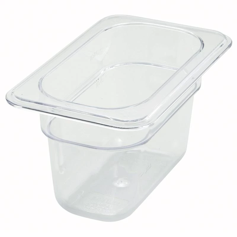 New โ Bars 4" Deep - 1/9 Size Clear Polycarbonate Food Pan ๐ 1 New โ Bars 4" Deep - 1/9 Size Clear Polycarbonate Food Pan ๐
