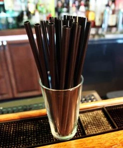 Buy ⭐ Bars Reusable Black Polypropylene Straws - 50 Pack (250mm) 🔥 12 Buy ⭐ Bars Reusable Black Polypropylene Straws - 50 Pack (250mm) 🔥 -Cheap Bars Store str 50blk 250mm black plastic reusable straws bar 800x