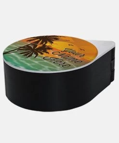 Budget 😍 Bars ADD YOUR NAME - Custom Sunset Design Glass Rimmer Lid 🛒 -Cheap Bars Store sunset black 800x