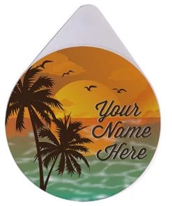 Budget 😍 Bars ADD YOUR NAME - Custom Sunset Design Glass Rimmer Lid 🛒