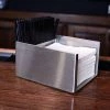 Discount 🧨 Bars BarConic® 3.5" Tall Square Stainless Steel Napkin Holder 😉