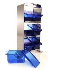 Cheap 🎉 Bars Stainless Steel Vertical Condiment Holder ⭐