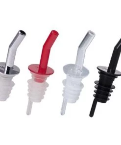 Wholesale 👍 Bars Whiskey Non-Collared Liquor Pourers - Packs Of 12 - Color Options ❤️