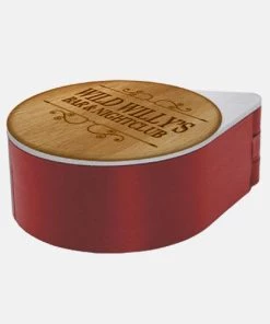 Best Pirce ⌛ Bars ADD YOUR NAME - Custom Wood Design Glass Rimmer Lid 👍 -Cheap Bars Store wood red 1 800x