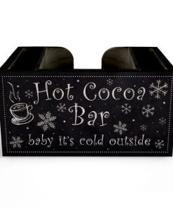 Coupon 😀 Bars Hot Cocoa Bar Wood Kitchen Caddy / Organizer 🤩