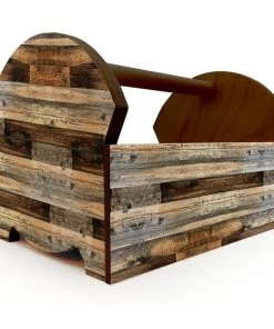 Best deal ๐ Bars Rustic Wood Planks Wooden Condiment Caddy W/ Handle ๐คฉ