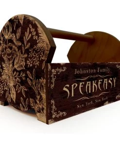 Best reviews of โค๏ธ Bars Speakeasy Wooden Condiment Caddy W/ Handle - Customizable โ๏ธ