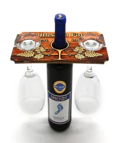 Hot Sale 💯 Bars CUSTOMIZABLE WOODEN WINE GLASS CADDY - RUSTIC WOOD FAMILY 😍 -Cheap Bars Store wooden wine glass caddy 3 800x