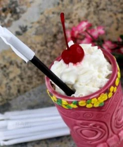 Flash Sale 🧨 Bars BarConic® Biodegradable Solid Black Wrapped Paper Straws - 7 3/4" - 100 Pack 🔥 -Cheap Bars Store wrapped paper straws black bpc 6 800x