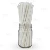 Best Sale 😀 Bars BarConic® Eco-Friendly Solid White Wrapped Paper Straws - 7 3/4" - 100 Pack 🤩