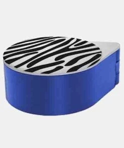 Best Pirce 🌟 Bars Zebra Pattern Glass Rimmer Lid 👍 -Cheap Bars Store zebra blue 800x