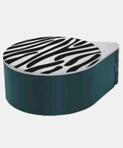 Best Pirce 🌟 Bars Zebra Pattern Glass Rimmer Lid 👍 -Cheap Bars Store zebra green 800x
